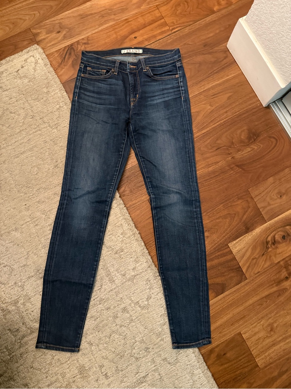 J Brand Dark Blue Skinny Jeans